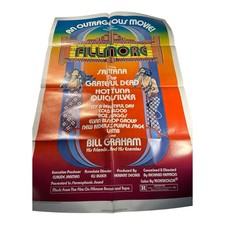 Usado, Pôster vintage do filme Fillmore Santana 1972 comprar usado  Enviando para Brazil