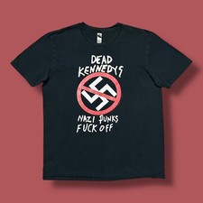 Camiseta Dead Kennedys Nazi Punks F Off tamanho grande faixa preta comprar usado  Enviando para Brazil