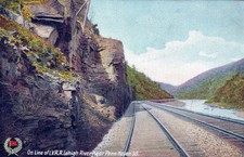 PENN HAVEN JUNCTION PA-On Line of L.V.R.R. Lehigh River Near Penn Haven Junction comprar usado  Enviando para Brazil