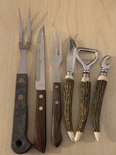 Vintage cutlery wooden for sale  COVENTRY
