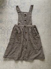 Usado, VESTIDO GERAL ZARA GIRLS MARROM XADREZ BRONZEADO 13-14Y USADO UMA VEZ comprar usado  Enviando para Brazil