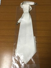 Cravatta tie bianco usato  Caravate