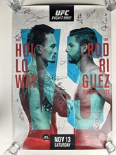Ufc signed poster for sale  POOLE
