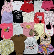Bebé Niña 3 Meses 3-6 Meses Carter's Verano Camisas Pantalones Cortos Ropa Conjunto Lote segunda mano  Embacar hacia Mexico