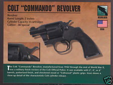 Usado, TARJETA FOTOGRÁFICA COLT COMMANDO REVÓLVER .38 ESPECIAL Atlas Classic Armas de Fuego segunda mano  Embacar hacia Argentina