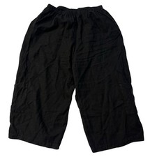 Calça Bryn Walker 100% Linho Casbah Feminina XXL Preta Harém Carga Lagenlook EUA comprar usado  Enviando para Brazil