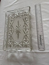 Crystal glass trinket for sale  FAREHAM