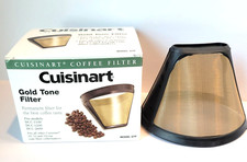 Filtro Cuisinart Reutilizable Tono Dorado Modelo GTF - Se Adapta a Cafetera de 10, 12, 14 Tazas segunda mano  Embacar hacia Mexico