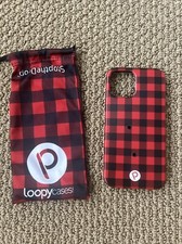 Capa loopy vermelha e preta quadriculada tela de 6,1” iPhone 12 Pro comprar usado  Enviando para Brazil