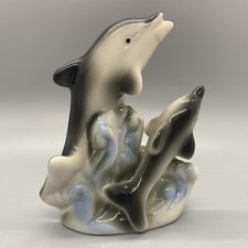Dolphins waves figurine for sale  West Fargo