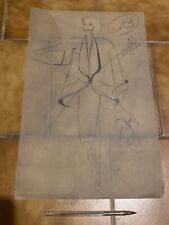 Croquis original fourrures d'occasion  Céret