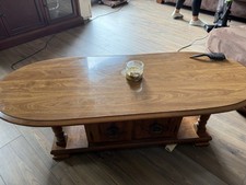 square vintage coffee table for sale  Bandon