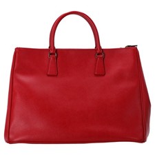 Prada Extra Large Galleria Torebka Wykonana z czerwonej skóry szafranowej Kobieca Czerwona One na sprzedaż  PL
