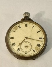 Relógio de bolso masculino vintage arma metal sem marca estado de funcionamento completo 50mmx62mm comprar usado  Enviando para Brazil