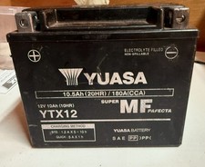 Yuasa ytx12bs 12v for sale  WIMBORNE