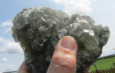 Large green fluorite for sale  LIVERSEDGE