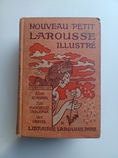 Vintage Nouveau Petit Larousse Illustre Dictionary French - Claude Auge 1925 comprar usado  Enviando para Brazil
