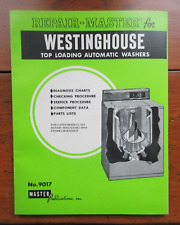 De colección Westinghouse carga superior lavadoras automáticas reparación manual maestro 1981 #9017 segunda mano  Embacar hacia Argentina