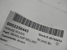 Land rover headlamp for sale  SKELMERSDALE