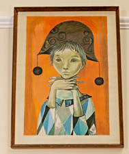 Vintage original framed for sale  LLANDUDNO JUNCTION
