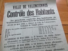 Affiche original wwi d'occasion  Einville-au-Jard