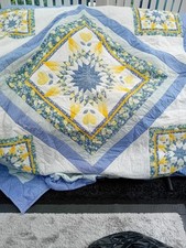 Bedspread quilted throw for sale  SPALDING