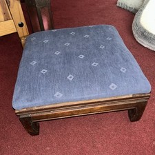 Vintage blue footstool for sale  NEWPORT