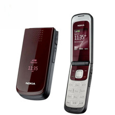 Telefone flip botão preto/vermelho estado impecável Nokia 2720 garantia desbloqueada comprar usado  Enviando para Brazil