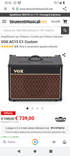 Vox ac15c1 amplificatore usato  Sedriano