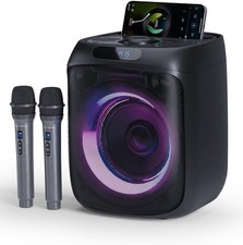 MASZYNA DO KARAOKE 400W Bluetooth z mikrofonem i oświetleniem LED TOWAR B na sprzedaż  PL
