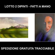 Coppia lotto dipinti usato  Pomezia