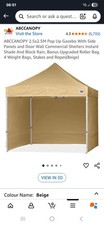 Abccanopy pop gazebo for sale  BEWDLEY