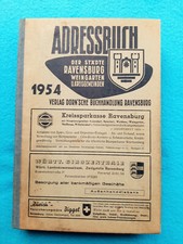 Adressbuch 1954 ravensburg gebraucht kaufen  Deutschland