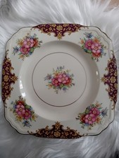 Floral vintage plate for sale  NEWCASTLE