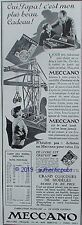 Publicite meccano jeu d'occasion  Cires-lès-Mello
