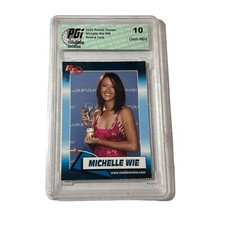 2004 REVISÃO DE NOVATO MICHELLE Wie pgi gema classificada em perfeito estado 10 #96 14 anos LPGA, usado comprar usado  Enviando para Brazil