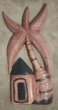 Tiki wall art.carved for sale  South Fork