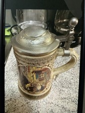 Bierkrug bierseidel zinndeckel gebraucht kaufen  Annaberg-Buchholz, Mildenau