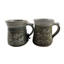 Conjunto de canecas de café de grés artesanais, canecas de cerâmica de artista assinadas, Cottagecore comprar usado Conjunto de canecas de café de grés artesanais, canecas de cerâmica de artista assinadas, Cottagecore comprar usado  Enviando para Brazil