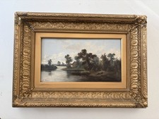 Antique oil canvas for sale  Houston