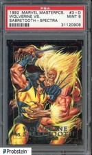 Usado, 1992 Marvel Masterpieces Spectra #3D Wolverine VS Sabretooth PSA 9 Estado perfeito comprar usado  Enviando para Brazil
