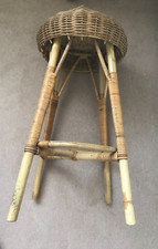 Bamboo wicker stools for sale  UK
