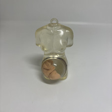 CHAVEIRO TRANSPARENTE VINTAGE MULHER GRÁVIDA COM FETO BEBÊ 1997 NOVIDADE ORIGINAL comprar usado  Enviando para Brazil