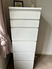 Ikea malm white for sale  THATCHAM