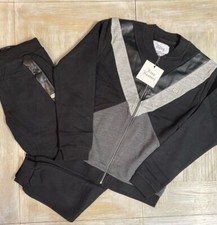 Mens tracksuit black for sale  UK