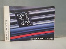 Utilisation peugeot 205 d'occasion  Cerisiers