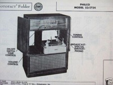 FOTOFATO DE RÁDIO FONÓGRAFO PHILCO 53-1754 comprar usado  Enviando para Brazil