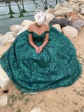 Forest green quincenera for sale  Helendale