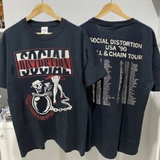 Camiseta Social Distortion Tour, camiseta unissex P-5XL VN3727 comprar usado  Enviando para Brazil