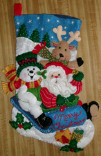 Bucilla santa sledding for sale  Payson